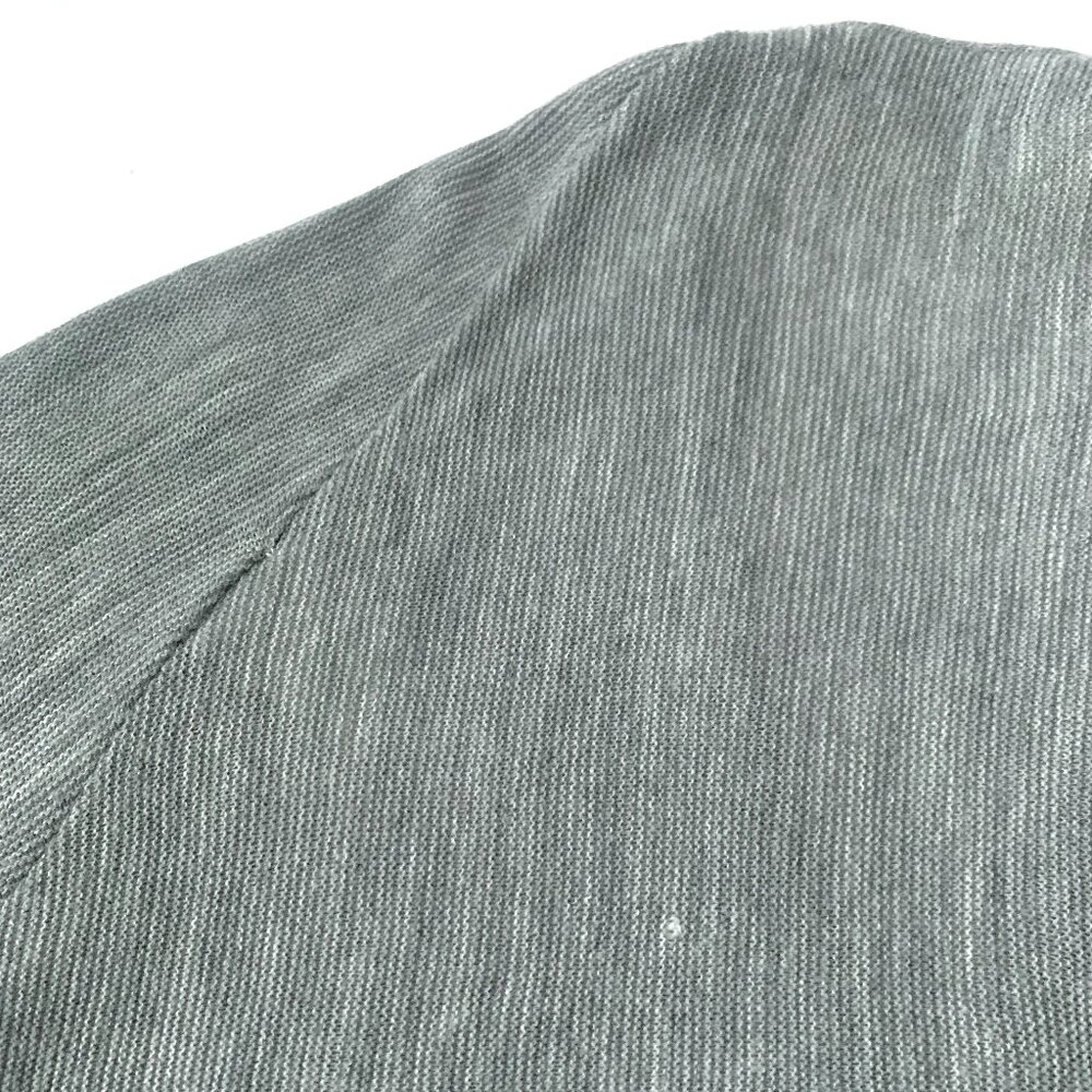 Vintage Arnold Palmer Cardigan Sweater Knit Grey Grandpa Minimalist Preppy 70s - Picture 6 of 11